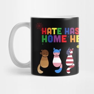 Cat  LGBT Hate Has No Home Here Mug